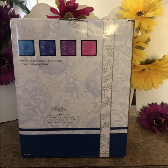 Vintage Heritage Mint, Holiday Ice Sculpture “Santa With Presents”. Unopened Box - Picture 7 of 9